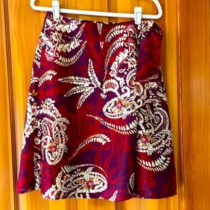 Talbots NWT silk wrap skirt, size 8P